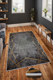 Conceptum Alfombra para Pasillo Hmnt753 Multicolor 80 x 150 cm